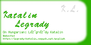 katalin legrady business card